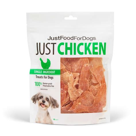 is chicken breast fattening|JustFoodForDogs Snacks Chicken Breast Dog Treats, 2.5 oz..